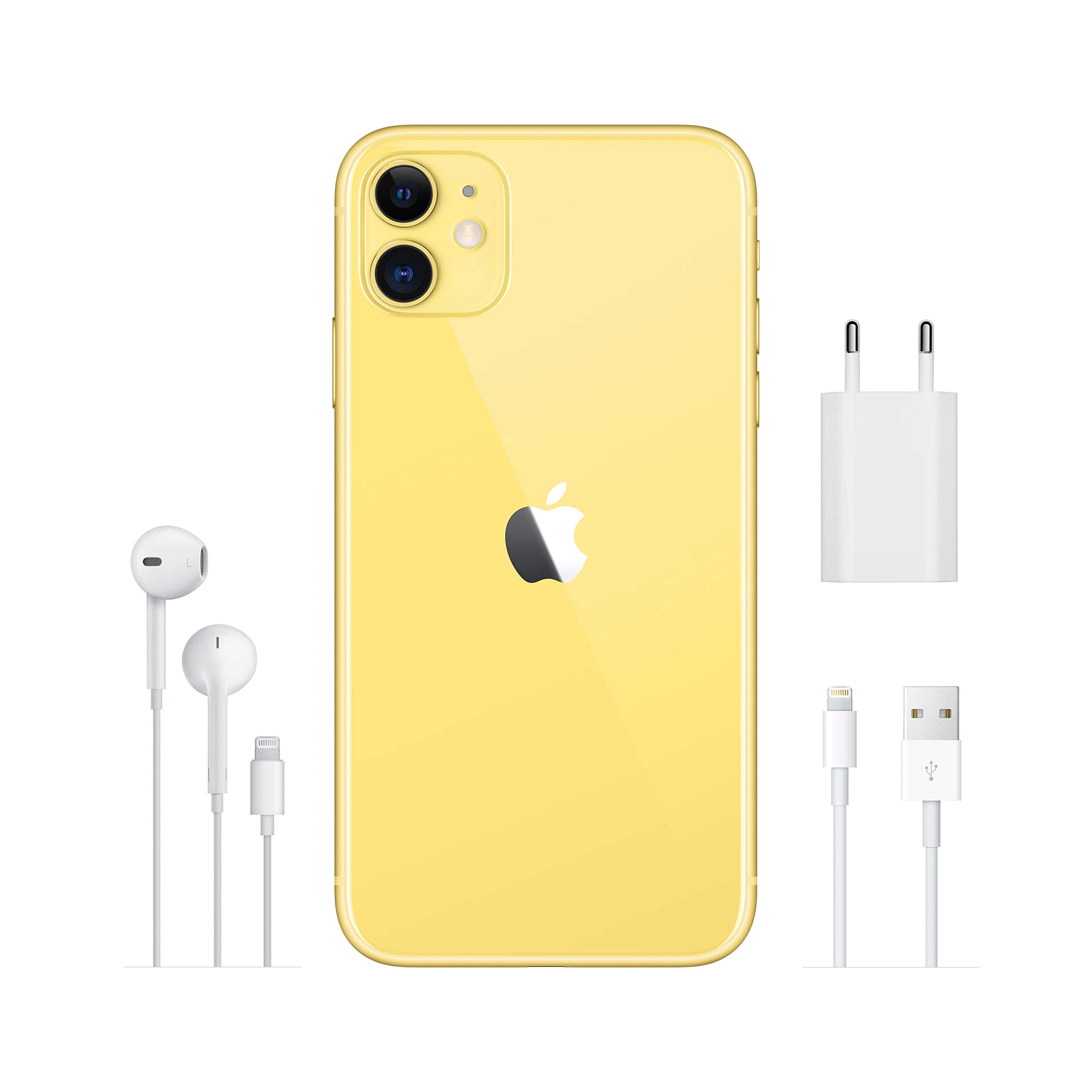 Apple iPhone 11 (128GB) - Giallo (include EarPods, alimentatore